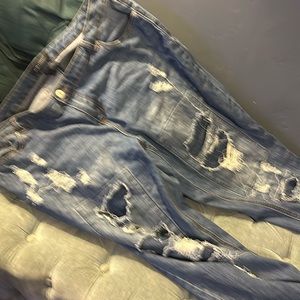 Ashley Stewart distressed jeans